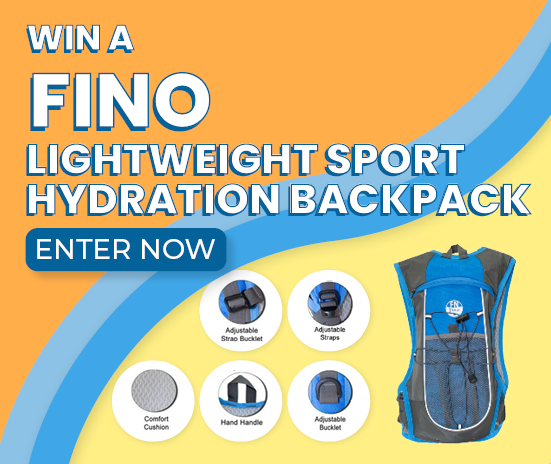 Enter to win a Fino hydration backpack