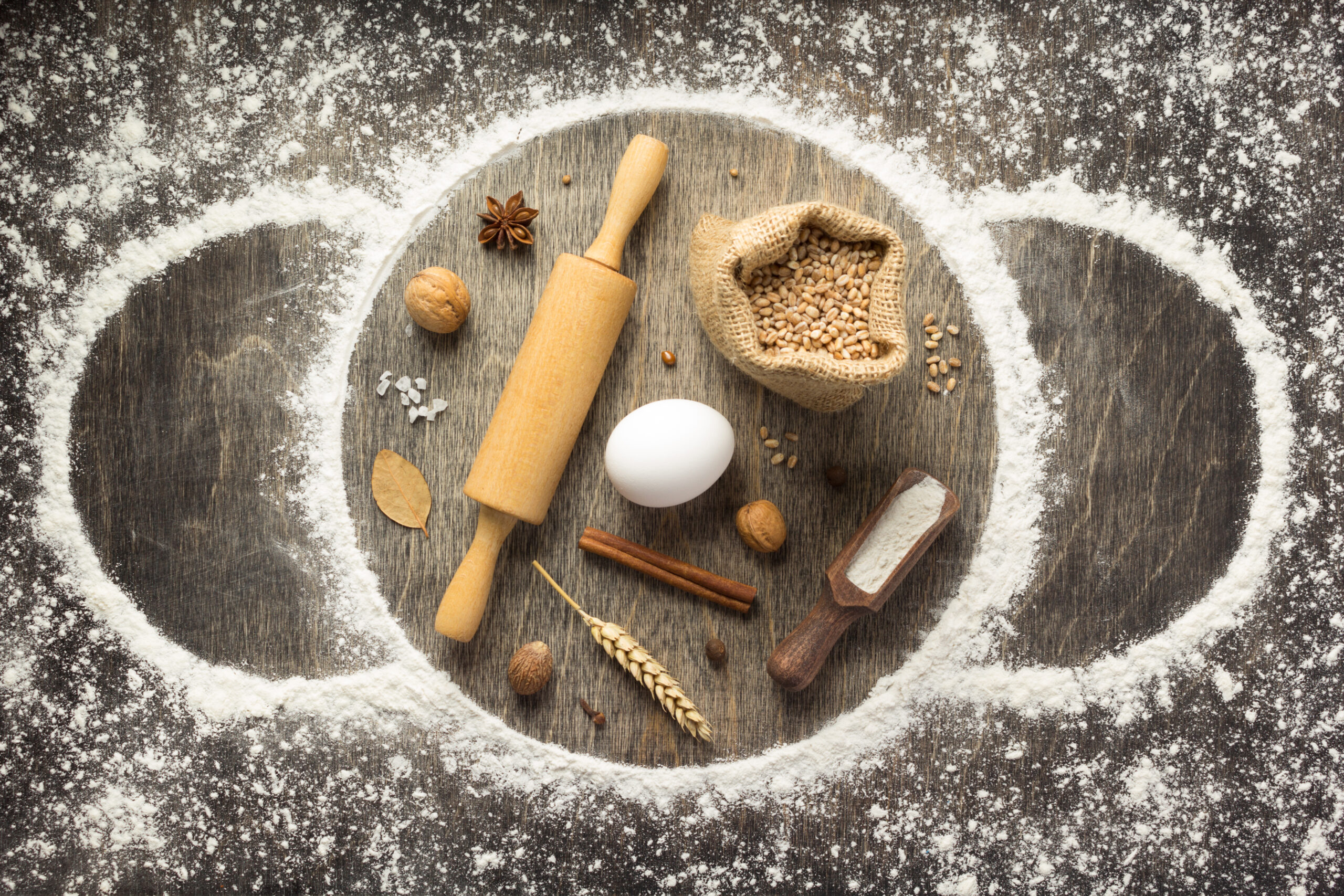 wheat flour and bakery ingredients