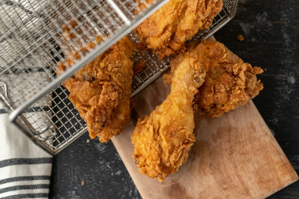 Hot fried chicken